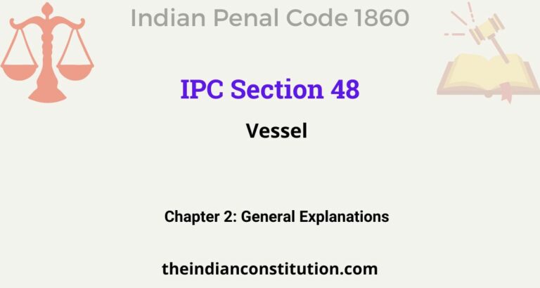 IPC Section 48: Vessel