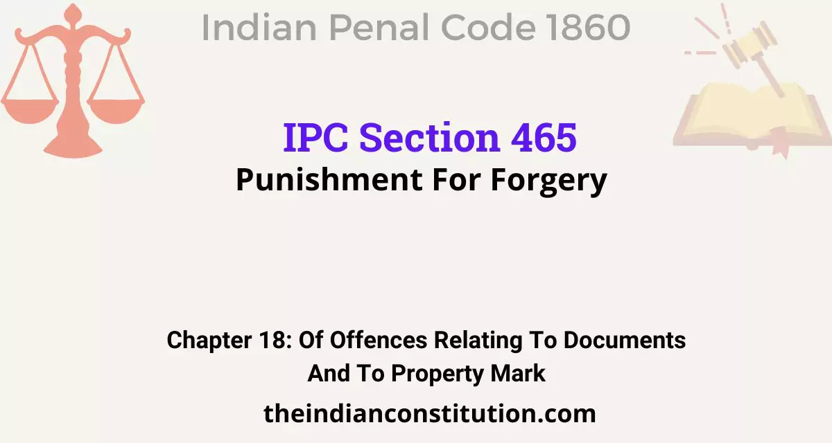 section 465 ipc in tamil